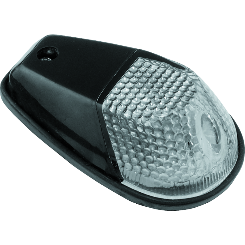 BikeMaster Marker Light Universal Flush Mount Clear/Black-tuningsupply.com