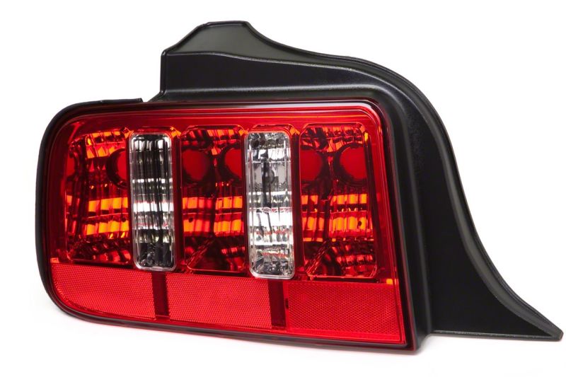 

Raxiom 49123 - RAX49123 - Raxiom 05-09 Ford Mustang Coyote Tail Lights- Chrome Housing - Red/Clear Lens - Shipped in Europe - Tuningsupply.com
