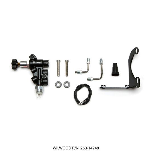 Wilwood Tandem Remote Master Cylinder Mounting Bracket L/H Kit w/ Prop Valve-Brake Hardware-Wilwood-WIL260-14248-SMINKpower Performance Parts