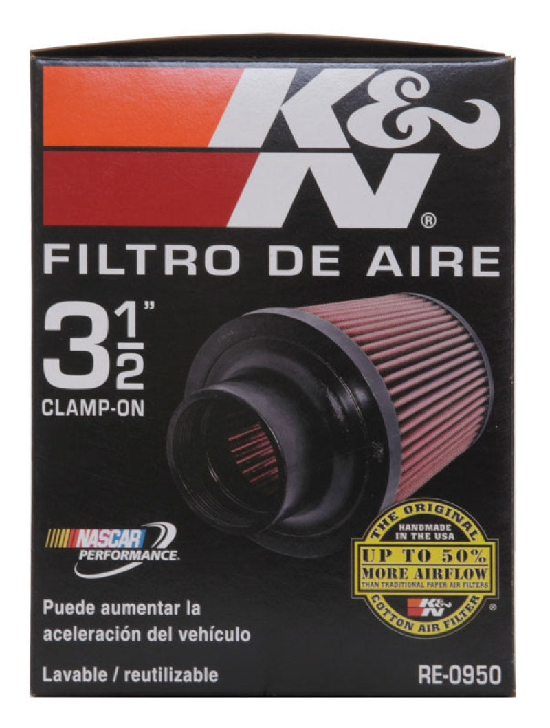

K&N Engineering RE-0950 - KNNRE-0950 - K&N Universal Rubber Filter 3 1/2inch ID FLG / 6inch Base / 4-5/8inch Top / 6inch Height - Shipped in Europe - Tuningsupply.com
