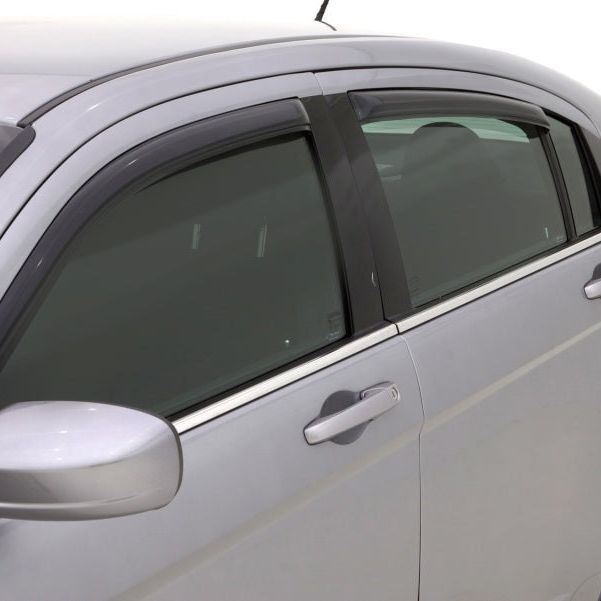 AVS 07-10 Chrysler Sebring Ventvisor In-Channel Front & Rear Window Deflectors 4pc - Smoke-tuningsupply.com