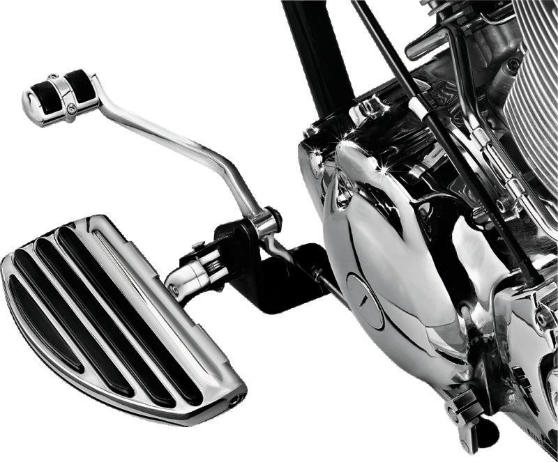 Kuryakyn ISO Conversion Floorboards For Driver Or Passenger With Splined Bracket Chrome-tuningsupply.com