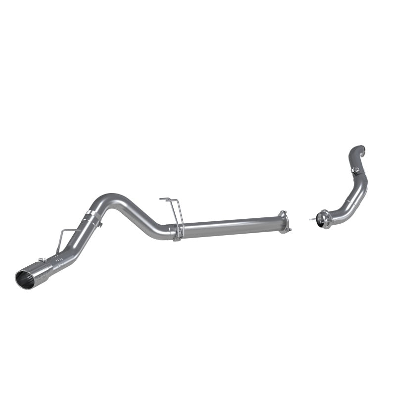 MBRP 11-14 Ford 6.7L F-250/350/450 4in Filter Back Single Side Exit Alum and Down Pipe Exhaust-tuningsupply.com