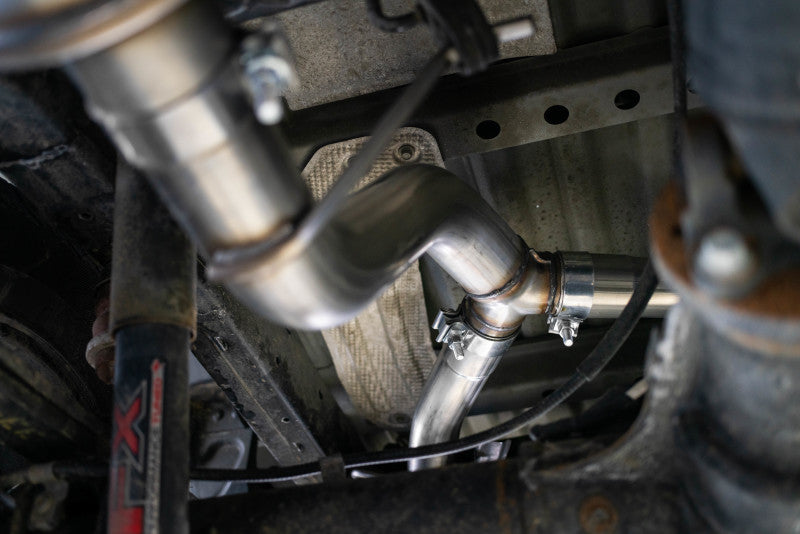 MBRP 19-20 Ford Ranger 2.3L T304 3in Dual Split Rear Outlet 4in OD Tips Cat Back Exhaust-tuningsupply.com