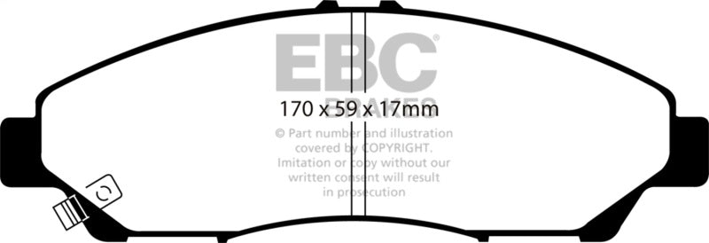 
  

EBC UD1280 - EBCUD1280 - EBC 07-13 Acura MDX 3.7 Ultimax2 Front Brake Pads - Shipped in Europe - Tuningsupply.com

