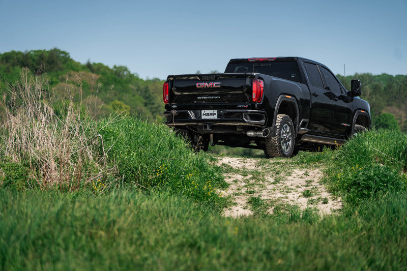 MBRP 20-23 Chevrolet Silverado 2500HD 6.6L Armor Plus T409 SS Single Side Exit 5in DPF Back Exhaust-tuningsupply.com