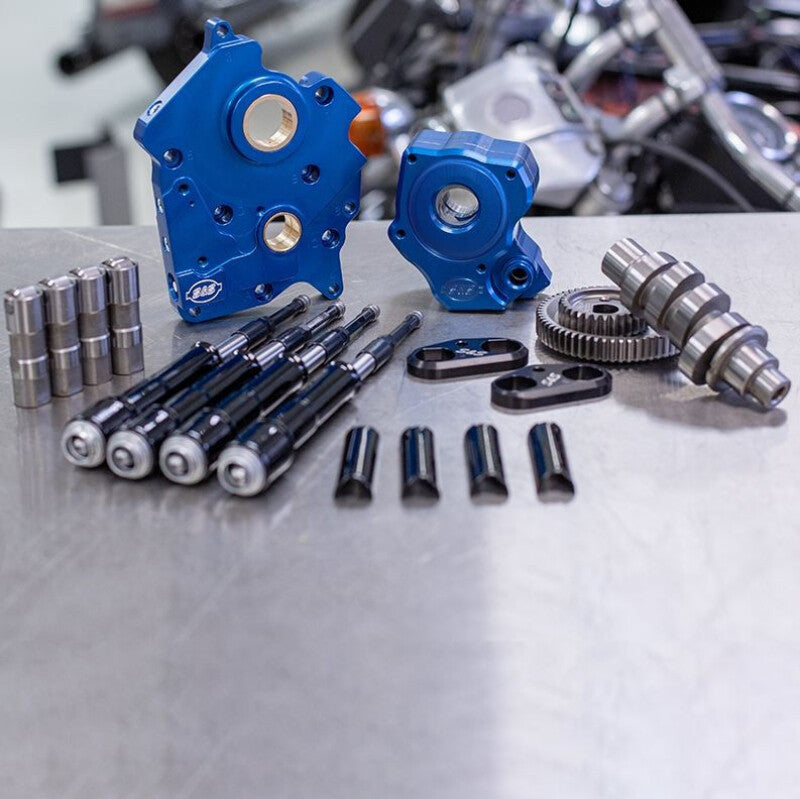 
    

S&S Cycle 310-1010B - SSC310-1010B - S&S Cycle 2017+ M8 Models Gear Drive 475G Cam Chest Kit w/ Blk Pushrod Tubes - WC - Incl. VVT - Shipped in Europe - Tuningsupply.com

  