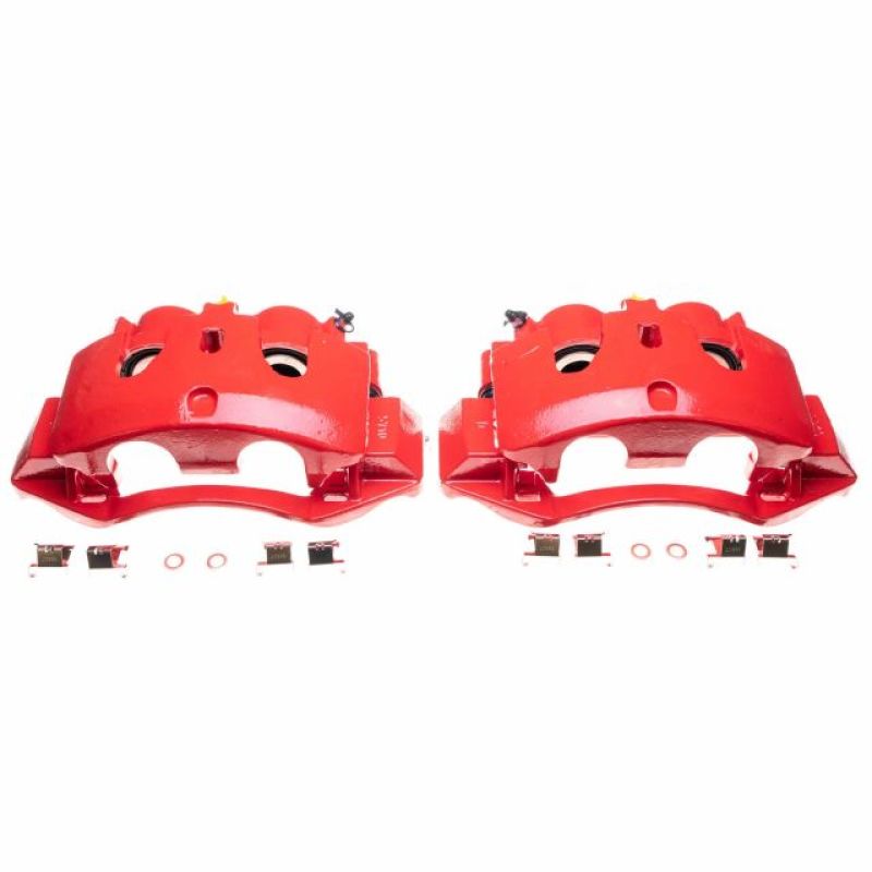 

PowerStop S5330 - PSBS5330 - Power Stop 11-16 Chevrolet Silverado 3500 HD Rear Red Calipers - Pair - Shipped in Europe - Tuningsupply.com

