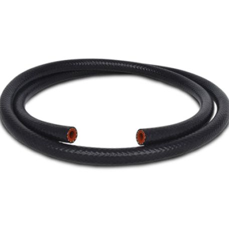 Vibrant 1in (25mm) I.D. x 5 ft. Silicon Heater Hose reinforced - Black-Hoses-Vibrant-VIB20475-SMINKpower Performance Parts