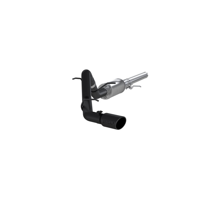 MBRP 14-17 Chevrolet Silverado 1500 4.3/5.3L 3in Cat Back Single Side Exit Black Exhaust-tuningsupply.com