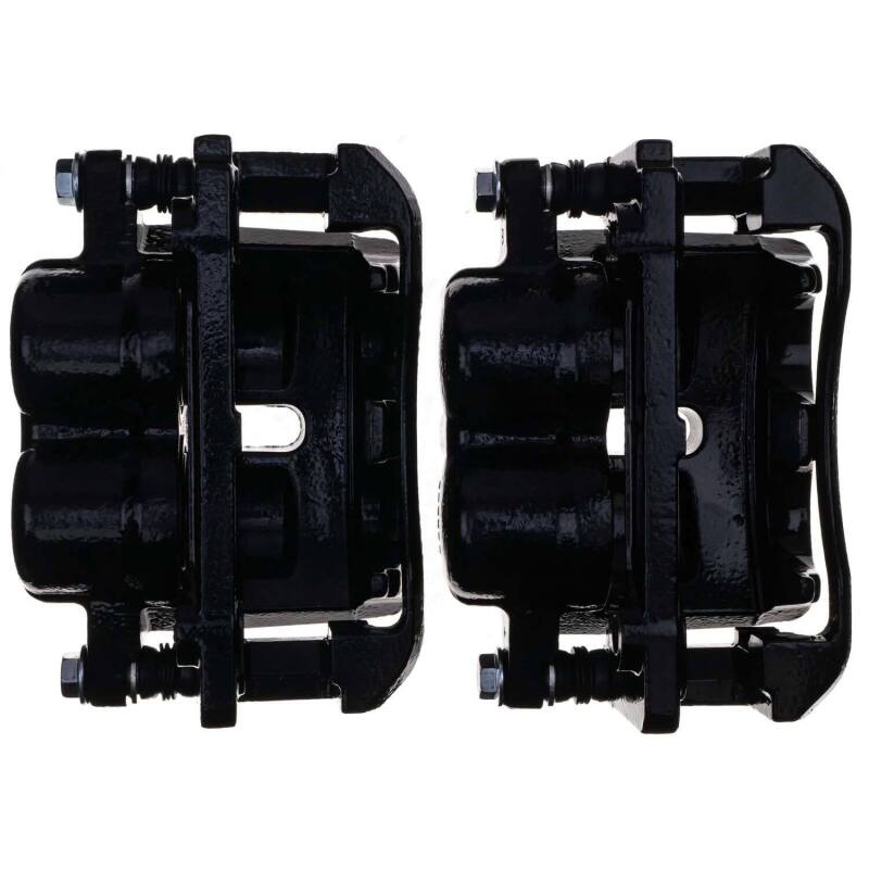 Power Stop 04-05 Ford F-150 Front Black Caliper - Pair w/Bracket-tuningsupply.com