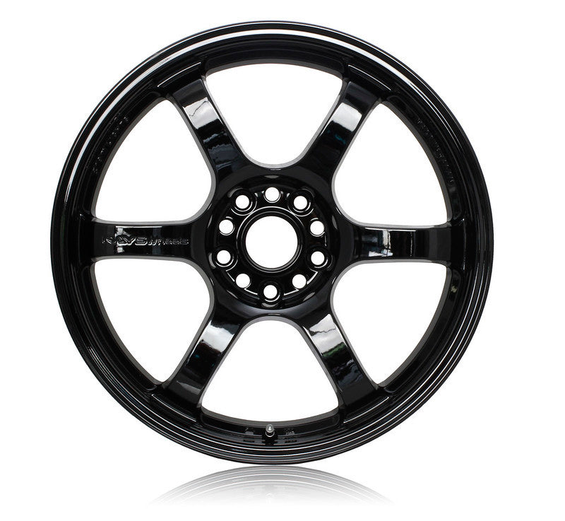 Gram Lights 57DR 17x9.0 +38 5-114.3 Glossy Black Wheel-tuningsupply.com