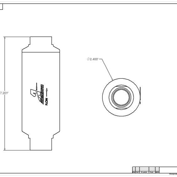 Aeromotive Filter Element - 10 Micron Microglass (Fits 12339/12341)-tuningsupply.com