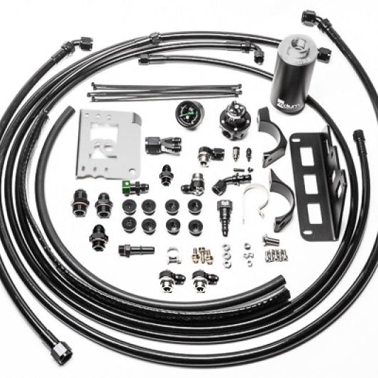 Radium Engineering 08-15 Cadillac CTS-V Fuel Hanger Plumbing Kit - Stainless Filter-tuningsupply.com