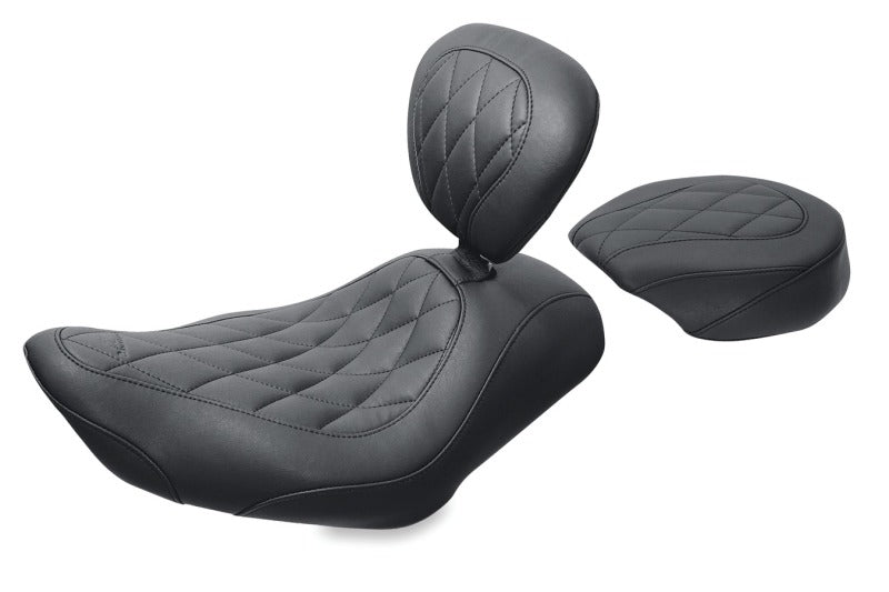 

Mustang Motorcycle 76729 - MMP76729 - Mustang 04-21 Harley Wide Tripper Passenger Seat Diamond Stitch - Black - Shipped in Europe - Tuningsupply.com
