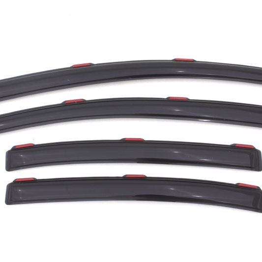 AVS 12-15 Honda Civic Ventvisor In-Channel Front & Rear Window Deflectors 4pc - Smoke-tuningsupply.com