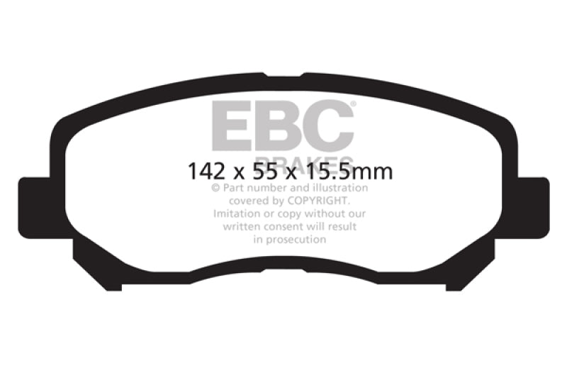
  

EBC  - EBCDP22134 - EBC 12+ Mazda CX-5 2 Greenstuff Front Brake Pads - Shipped in Europe - Tuningsupply.com

