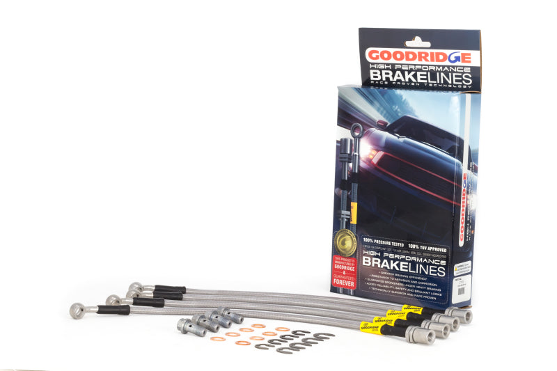 Goodridge 01-05 Lexus IS300 Stainless Steel Brake Line Kit-tuningsupply.com