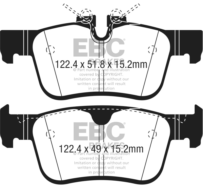 

EBC DP32306C - EBCDP32306C - EBC 2017+ Volvo S90 2.0L Turbo Redstuff Rear Brake Pads - Shipped in Europe - Tuningsupply.com
