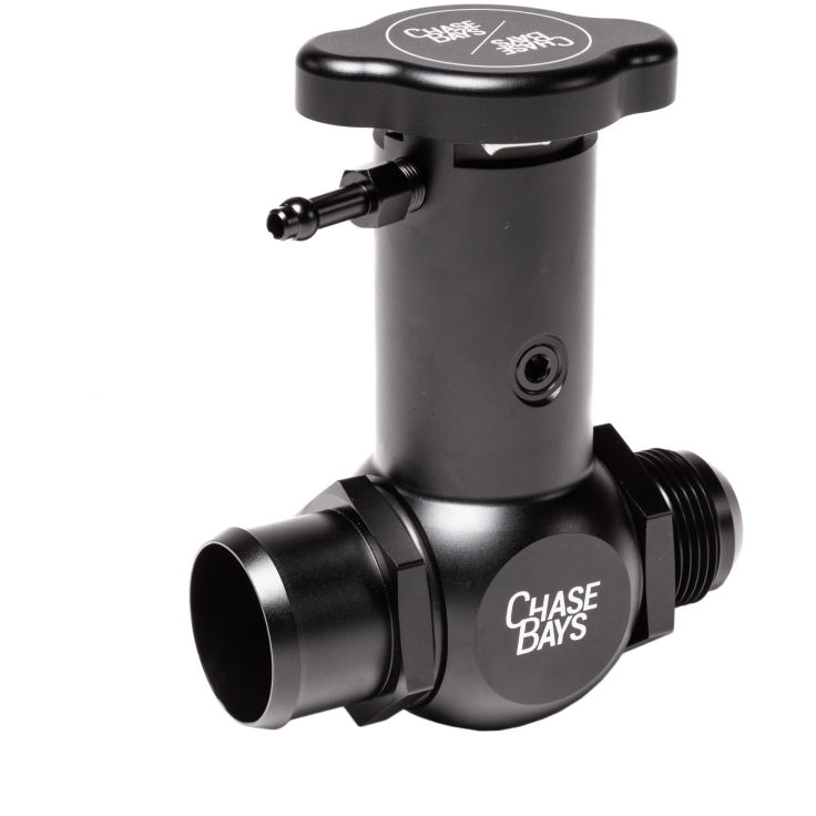 Chase Bays -16AN / -16AN Raised Inline Filler Neck w/Cap-tuningsupply.com