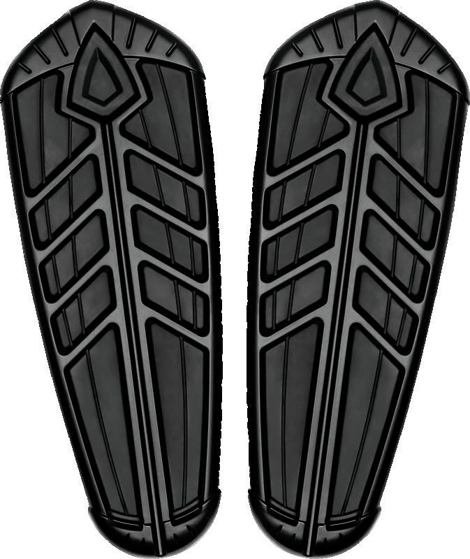 Kuryakyn Spear Driver Floorboard Inserts Satin Black-tuningsupply.com