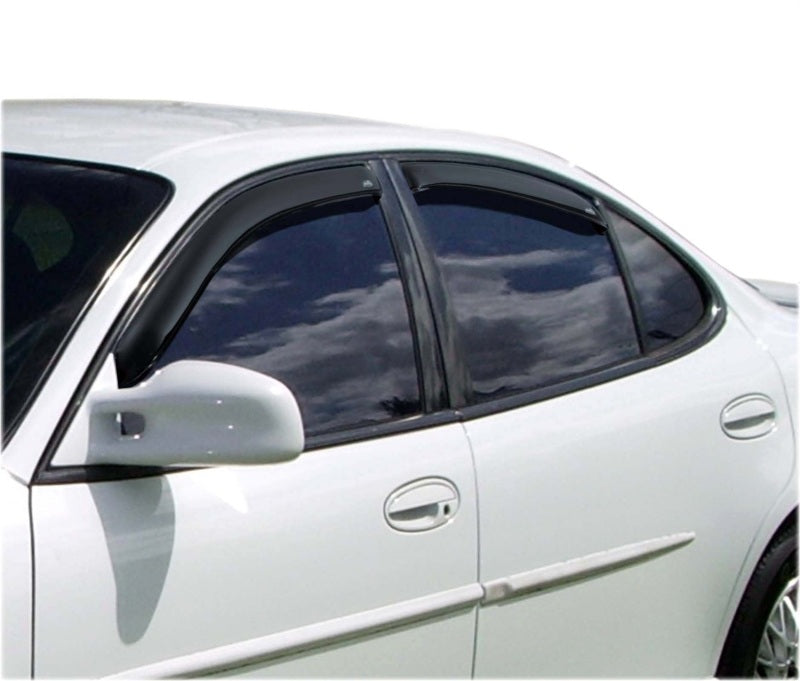 AVS 97-03 Pontiac Grand Prix Ventvisor In-Channel Front & Rear Window Deflectors 4pc - Smoke-tuningsupply.com