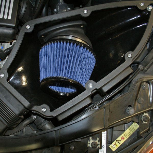 aFe MagnumForce Stage 2 Si Intake System P5R 06-11 BMW 3 Series E9x L6 3.0L Non-Turbo-tuningsupply.com