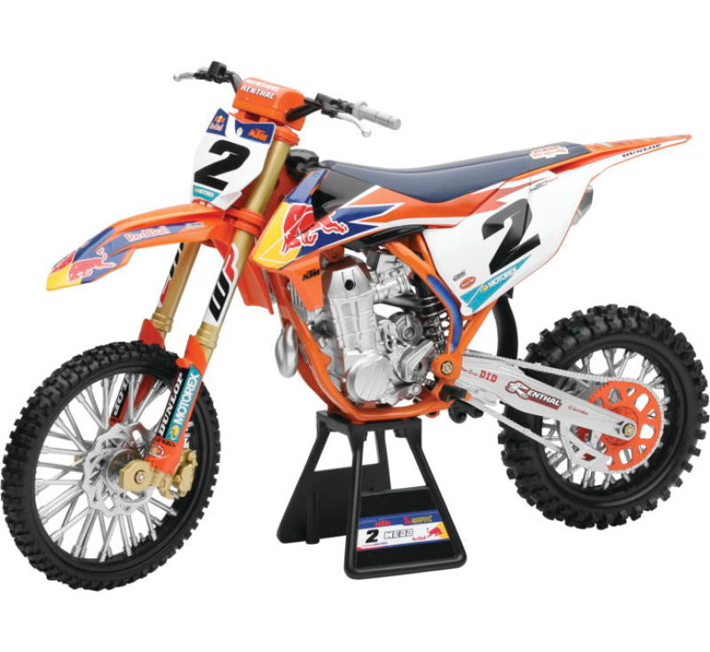 New Ray Toys Red Bull KTM 450SX-F (Cooper Webb #2)/ Scale - 1:6-tuningsupply.com