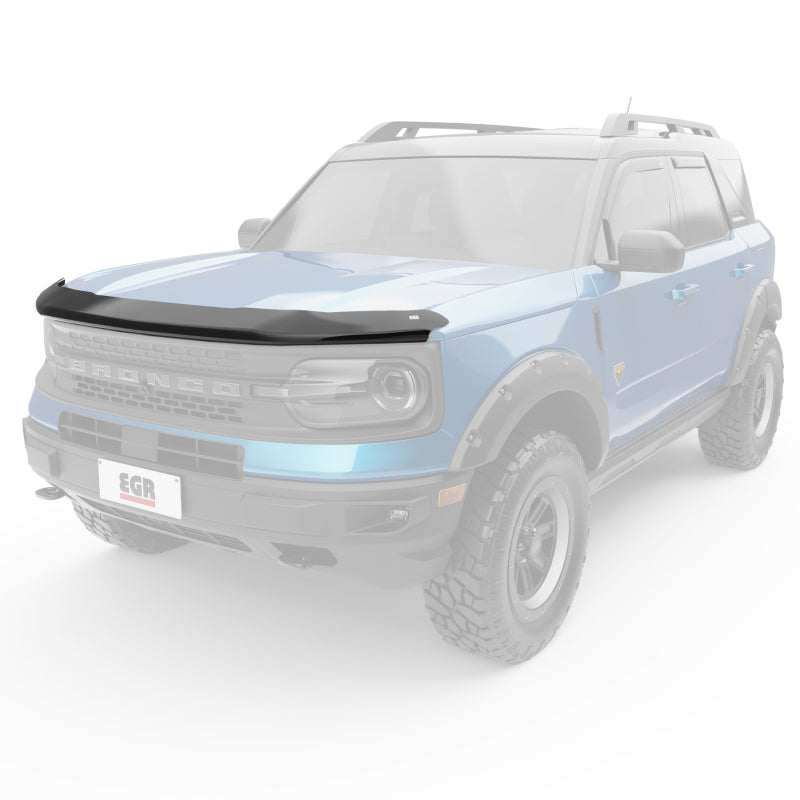 EGR 21-22 Ford Bronco Sport Superguard Hood Shield - Dark Smoke (303561)-tuningsupply.com