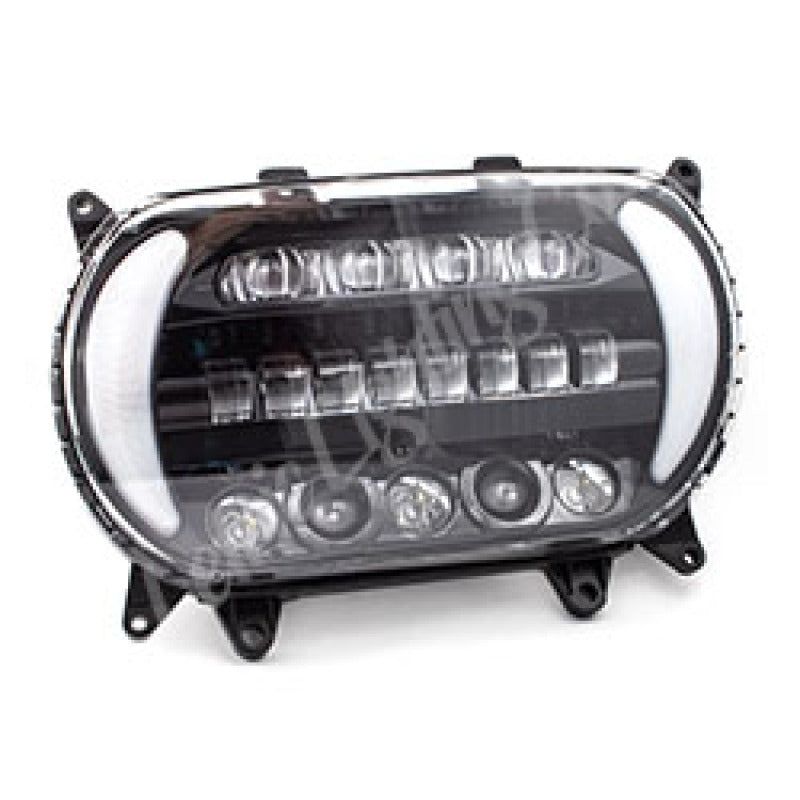 Letric Lighting 2015+ Early Road Glide LED Black/Chrome Headlight with Turn Signals-tuningsupply.com