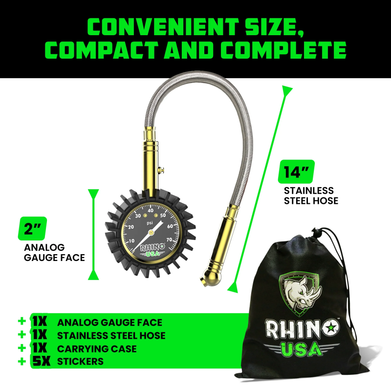 
  

Rhino USA GRLA-GAUGE-75 - RSAGRLA-GAUGE-75 - Rhino USA 75 Psi Analog Heavy Duty Tire Pressure Gauge - Shipped in Europe - Tuningsupply.com

