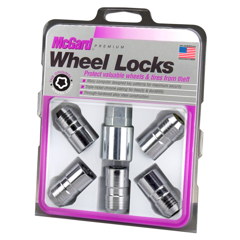
  

McGard 24515 - MCG24515 - McGard Wheel Lock Nut Set - 5pk. (Cone Seat) M14X1.5 / 22mm Hex / 1.639in OAL - Chrome - Shipped in Europe - Tuningsupply.com

