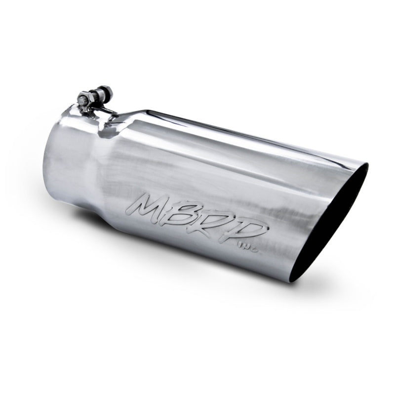 MBRP Universal Tip 5 O.D. Angled Single Walled 4 inlet 12 length-tuningsupply.com