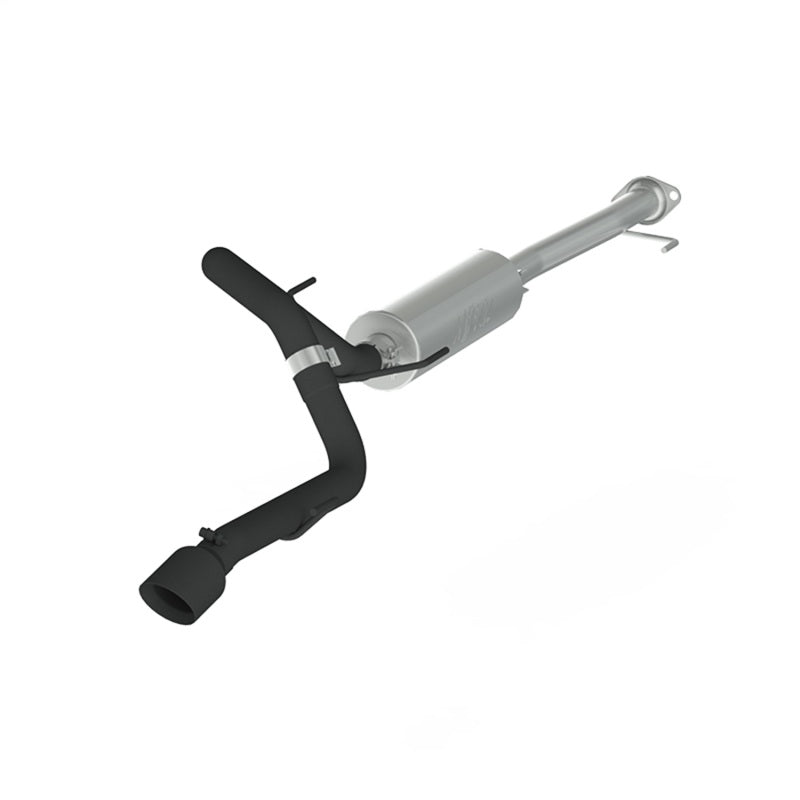 MBRP 10-18 Toyota 4 Runner BLK 4in O.D Tip Single Rear Exit 2.5in Cat Back Exhaust-tuningsupply.com