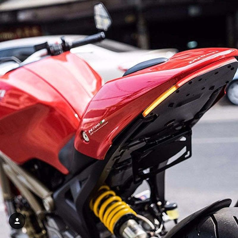 New Rage Cycles 10-14 Ducati Monster 796 Fender Eliminator Kit-tuningsupply.com