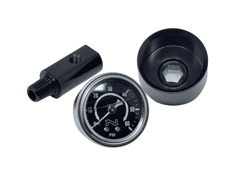 

NAMZ NOPGK-BW - NAMNOPGK-BW - NAMZ HD Twin Cam/M8 NOS Blk Oil Pressure Gauge Kt Wht Face/Liquid Filled/Billet Aluminum Cup/Blk - Shipped in Europe - Tuningsupply.com

