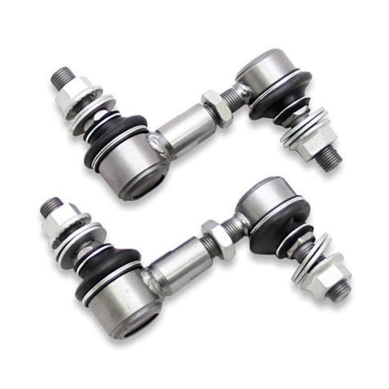 SuperPro 2004 Mazda RX-8 Base Rear HD Adjustable End Link Set (10mm Studs 85mm-100mm Length) - SMINKpower Performance Parts SPRTRC1025A Superpro