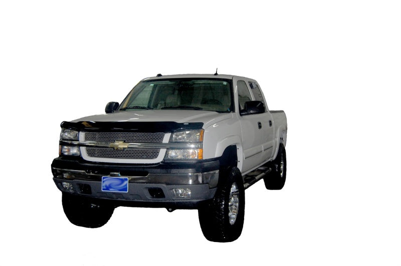 AVS 05-06 Chevy Silverado 2500 Bugflector Medium Profile Hood Shield - Smoke-tuningsupply.com