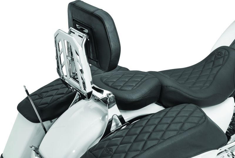 Kuryakyn Neo Driver & Passenger Backrest Chrome-tuningsupply.com