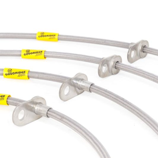 Goodridge 06-11 Honda Civic (Rear Disc Models) Stainless Steel Brake Line Kit-tuningsupply.com