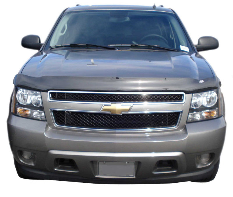 AVS 07-13 Chevy Avalanche High Profile Bugflector II Hood Shield - Smoke-tuningsupply.com