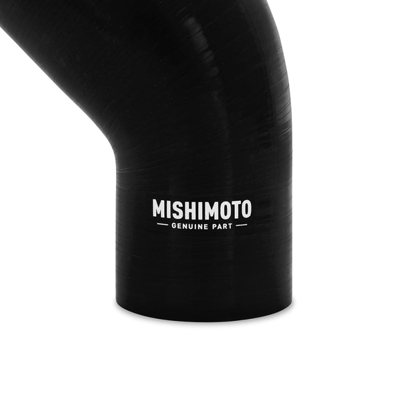 Mishimoto Silicone Reducer Coupler 45 Degree 3in to 3.5in - Black-tuningsupply.com