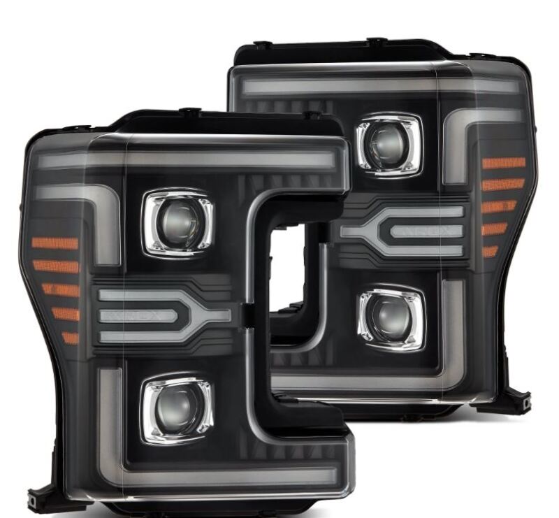 

AlphaRex 880323 - ARX880323 - AlphaRex 17-19 Ford F-250/350/450/550 Super Duty LUXX-Series LED Proj Headlights Blk w/SS & SBDRL - Shipped in Europe - Tuningsupply.com
