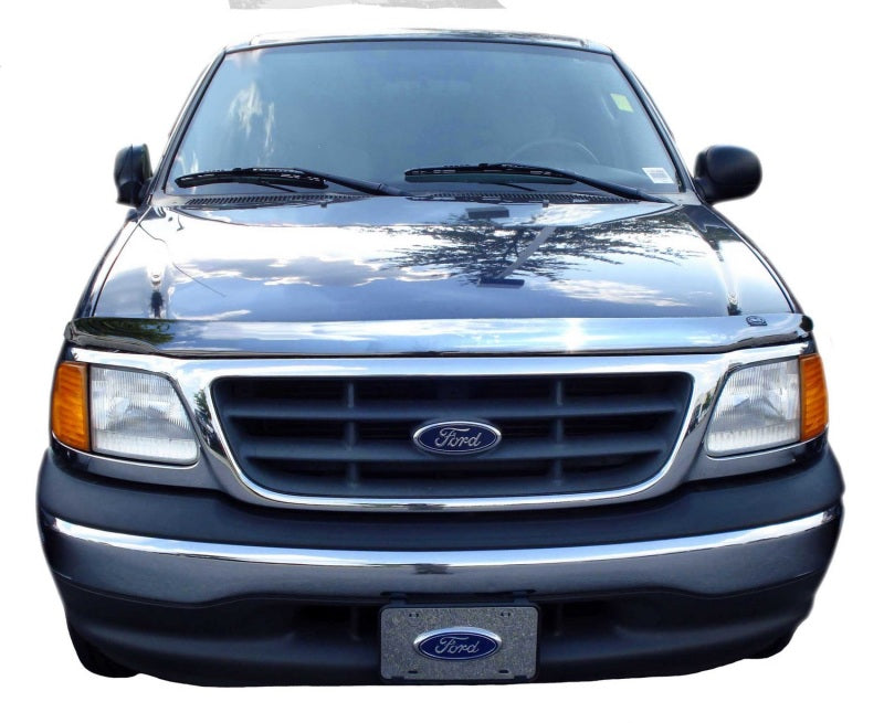 AVS 97-03 Ford F-150 High Profile Hood Shield - Chrome-tuningsupply.com