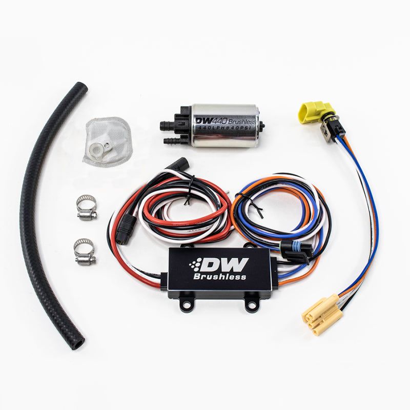 DeatschWerks DW440 440lph Brushless Fuel Pump w/ Dual Speed Controller-tuningsupply.com