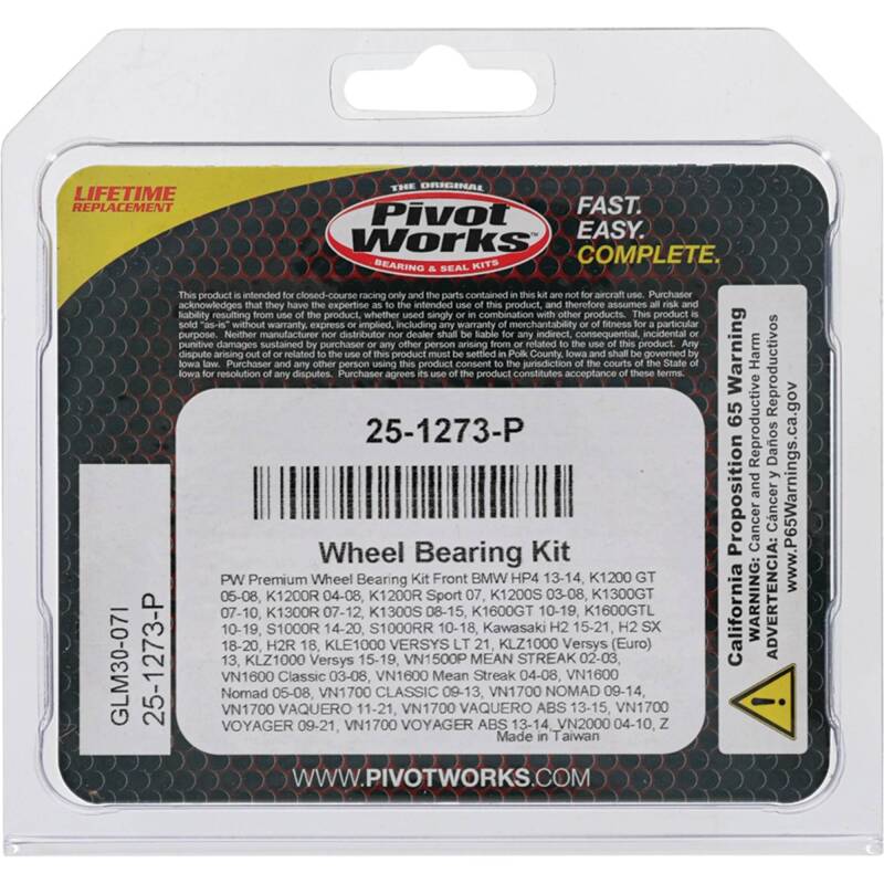 Pivot Works BMW/Gas-Gas/Husaberg/Husqvarna/Kawasaki/KTM/Suzuki Wheel Bearing Kit Premium Bearings-tuningsupply.com