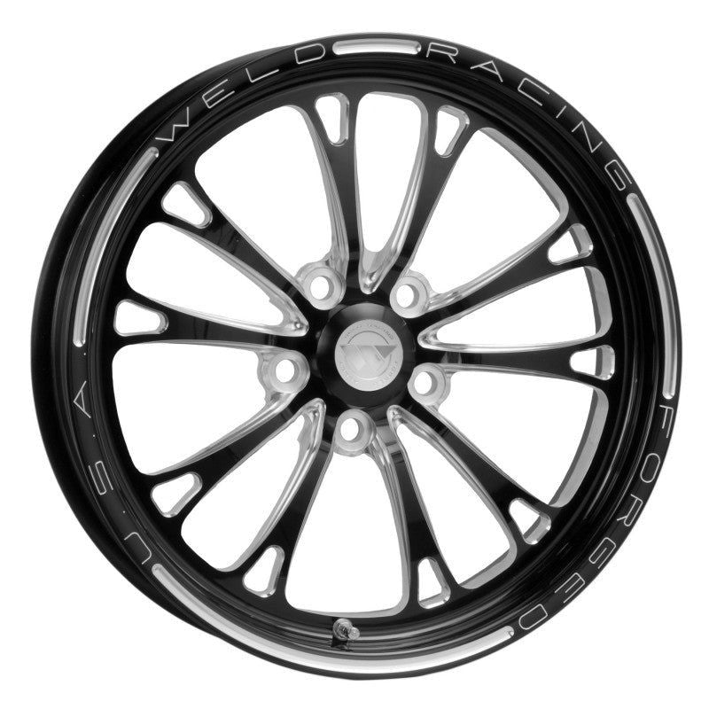 Weld V-Series 1-Piece 17x4.5 / 5x4.5 BP / 2.25in. BS Black Wheel - Non-Beadlock-Wheels - Forged-Weld-WEL84B-1704204-SMINKpower Performance Parts