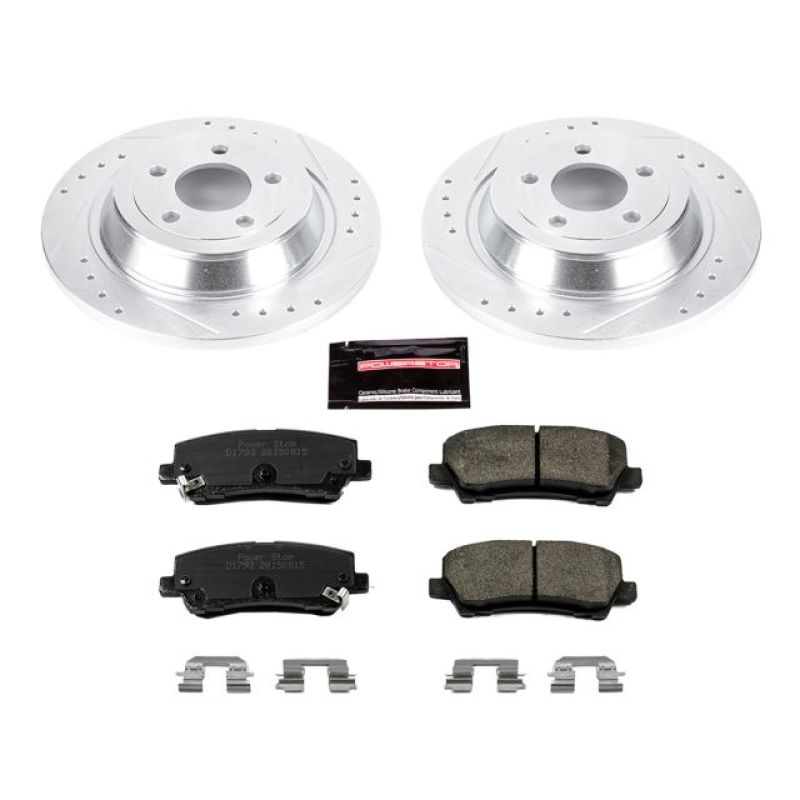 

PowerStop K6813 - PSBK6813 - Power Stop 15-19 Ford Mustang Rear Z23 Evolution Sport Brake Kit - Shipped in Europe - Tuningsupply.com
