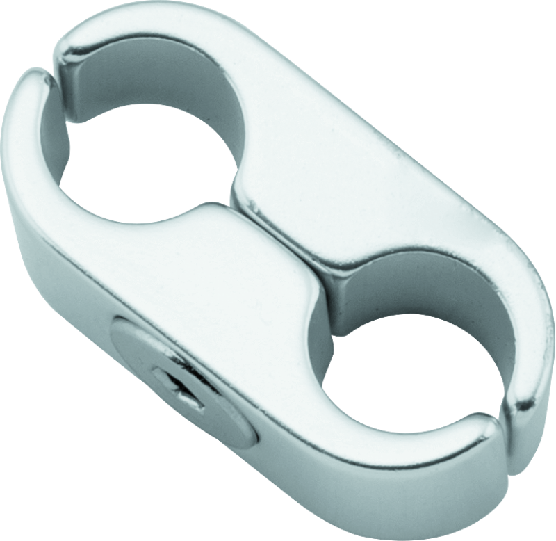 BikeMaster 2 Lines Cable Clamp - Silver-tuningsupply.com