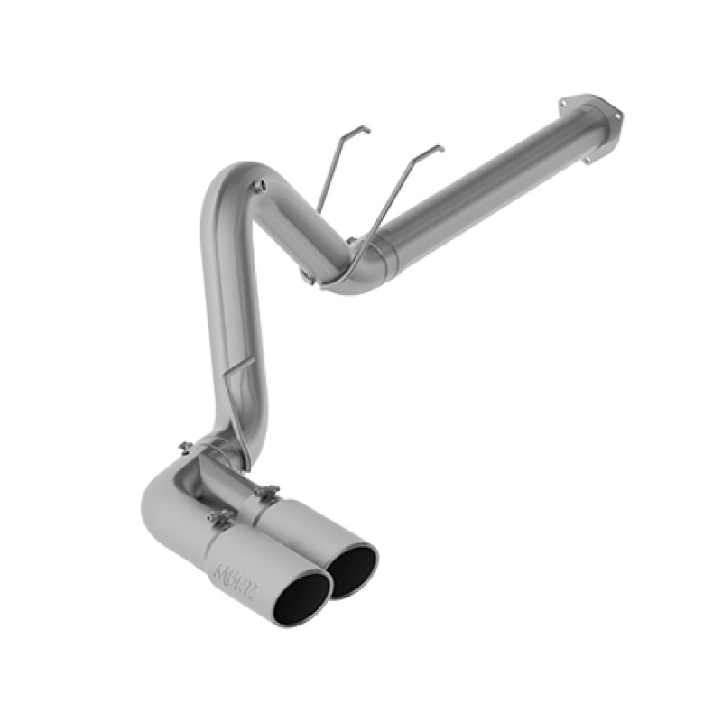 MBRP 17-19 Ford F-250/350/450 6.7L 4in Filter Back Single Side Dual Exit T409 Exhaust System-tuningsupply.com